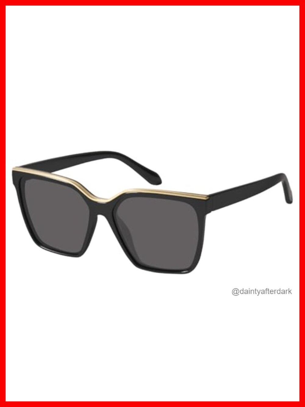 Square Polarized Oversized Sunglasses UV400 TAC Lenses